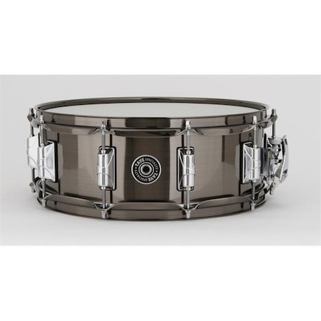 Tandesa Llc Taye BBS1405 14 x 5 in. MetalWorks Brushed Black Nickel Brass Drum BBS1405